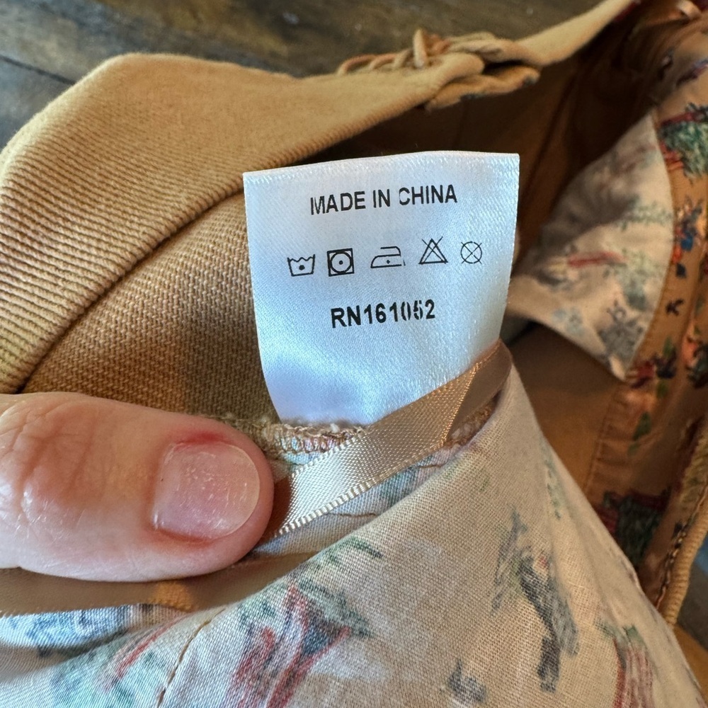 Good Alma Redwood Cotton Twill Trousers - Tan size Med - Picture 8 of 16